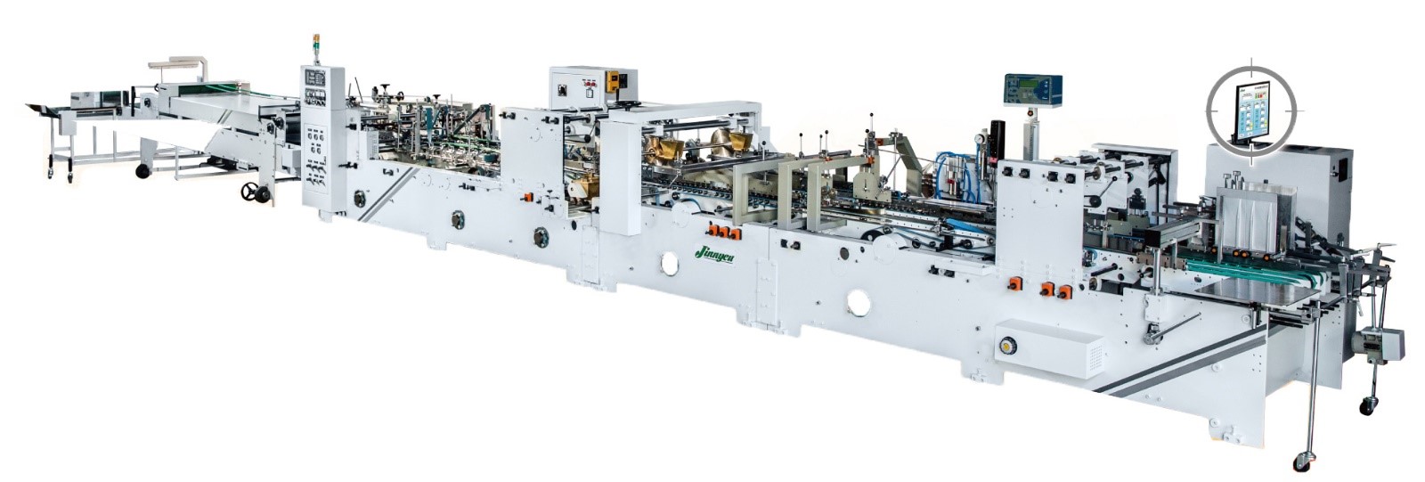 JK-1000PCF 4/6 corner Automatic Folder Gluer Machine