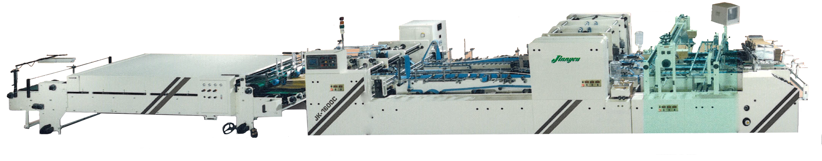 JK-1600C Automatic Folder Gluer Machine